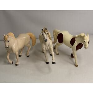 Vintage Safari LTD Horse 2004/05 American Paint,Lipizzoner, Andalusian- Lot Of 3